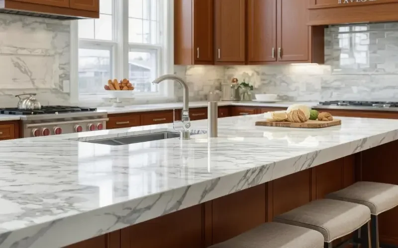 Kitchen Countertops, quartz countertops, granite countertops and marble countertops installed by licensed remodelers